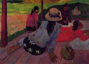 Paul Gauguin Afternoon Rest, Siesta oil painting picture wholesale